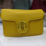 Classic Handbags Golden Yellow Colour