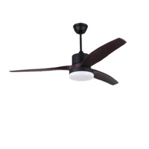 Titanium Ceiling Fan 3pcs ABS 52"20w LED light