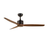 Titanium Ceiling Fan 3pcs solid wood