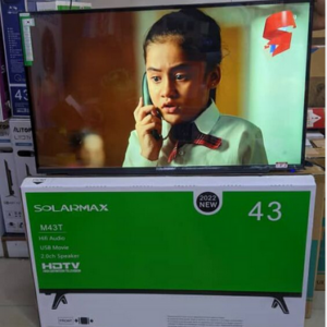 Solarmax 43”Inch HD LED TV Double Glass
