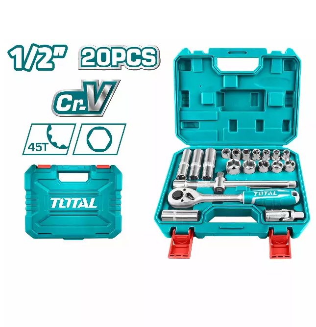 Total Socket Set 20pcs THT121201 - Image 2