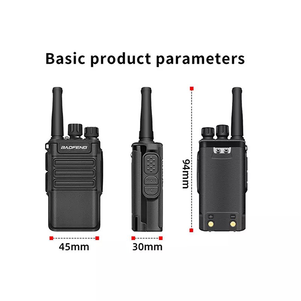 Radio Call, Compact Design High Battery Capacity 5W UHF Two Way Radio Baofeng BF-V8 - Image 2