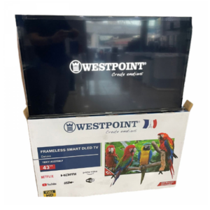 Westpoint 43" DLED Smart TV Frameless TEKY-4322SM.F