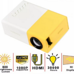 Salange Pocket-Sized 1080P Mini LED Multimedia Projector (Model: YG300).
