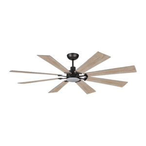 Titanium Ceiling Fan 20W LED light 60"