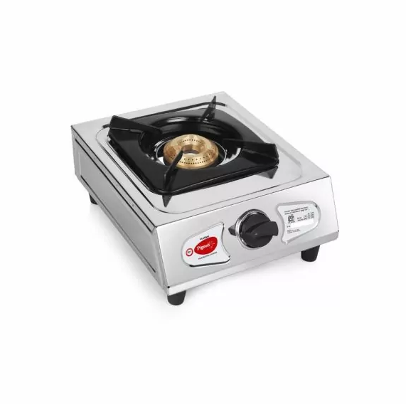 Pigeon Gas Cooker 1 Burner Stainless Steel Gas Stove Manual Ignition, Classic - Image 2