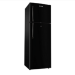 Bruhm Refrigerator 290L Double Door Top Freezer Dark Silver BRD-H355S Black
