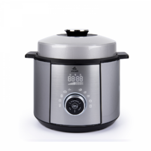 Evvoli Pressure Cooker 5.5L with 10 Cook Settings & 15 Smart Safety Protection Modules 1100W PC6010S