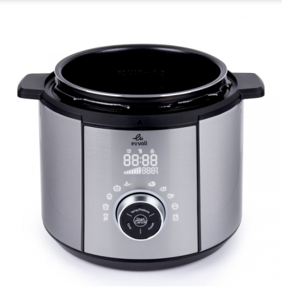 Evvoli Pressure Cooker 5.5L with 10 Cook Settings & 15 Smart Safety Protection Modules 1100W PC6010S - Image 3