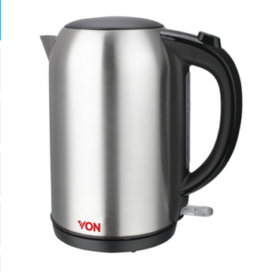 Von VSKL17PDX Upright Cordless Kettle, 1.7L - Stainless steel