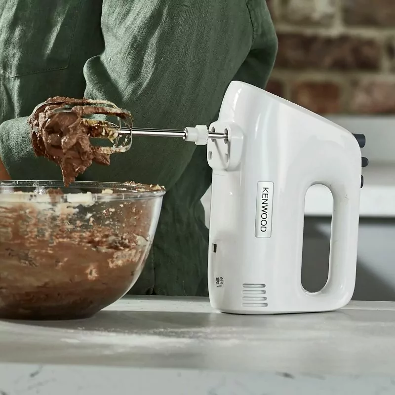 Kenwood 450W Hand Mix Lite 5-Speed Electric Hand Mixer (Model: HMP30.A0WH) - Image 10