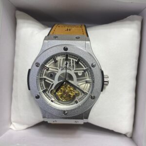 HUBLOT MECHANICAL WATCH AUTOMATIC SILVER COLOUR TAPE 2