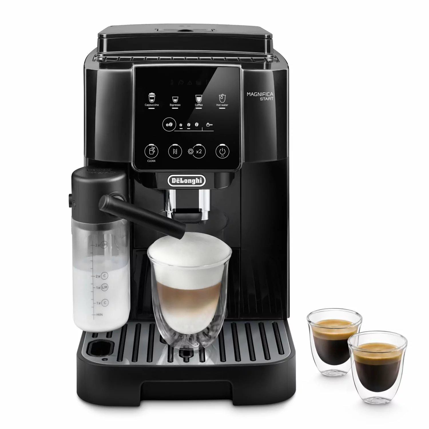 De'Longhi 15-Bar Magnifica Start LatteCrema Automatic Espresso Machine (Model: ECAM220.60.B)