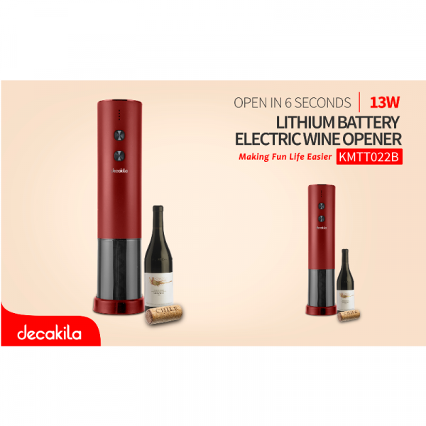 Decakila Wine Opener Rechargable 13W KMTT022B - Image 2