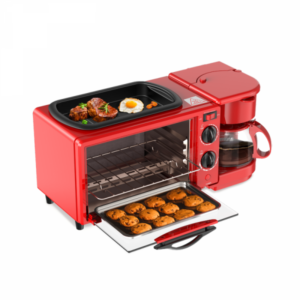 Decakila 3-in-1 1050W Multi-Function Breakfast Maker & 9L Toaster Oven (Model: KEEV003R)