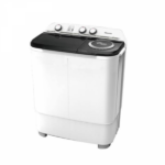 Hisense Washing Machine 8kg Manual, Twin Tub, Rust Proof, Plastic Body, Low Noise, White WSBE801