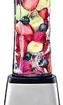 MOULINEX  0.6 Litre Personal Blender, Silver/Clear, Stainless Steel,  LM1A0D27