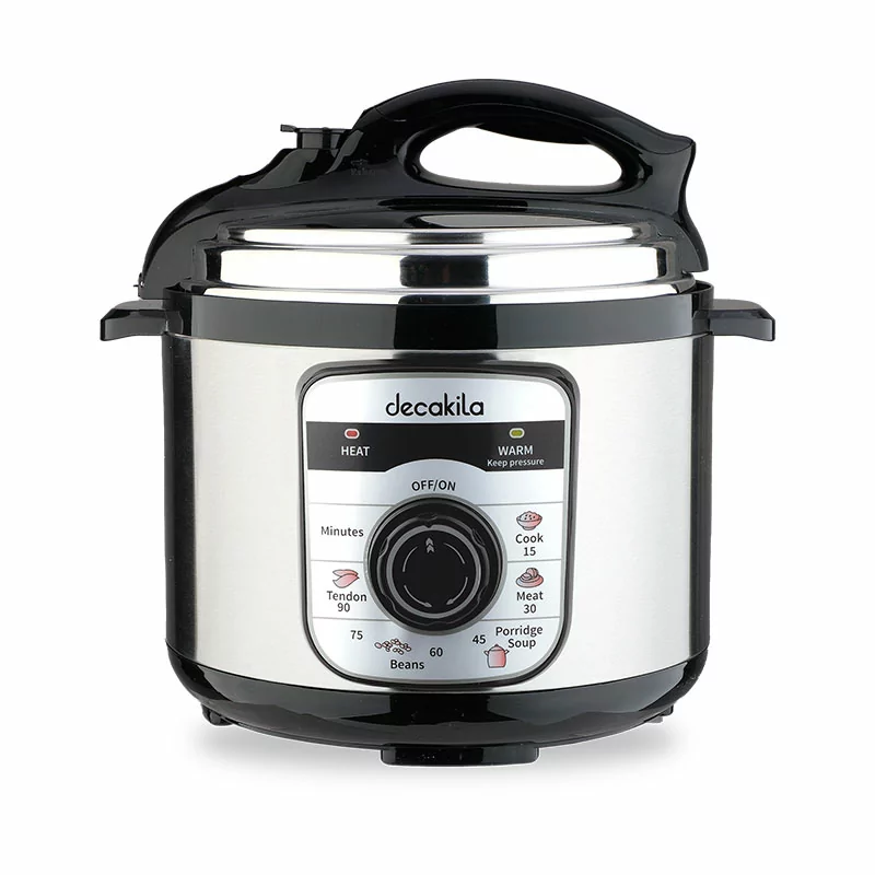 Decakila 5-Litre 900W Electric Pressure Cooker with Non-Stick Pot (Model: KEER039M)