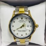 Classic Rolex Watch Gold & White Colour Tape 4