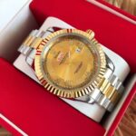 Classic Watches Rolex Day-Date 40 Oyster, 40 mm, Gold & Silver Colour