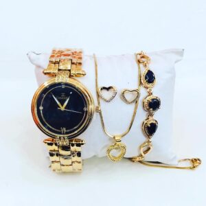 Classic Channel Set With Bracelet Gold & Black Colour Tape 4