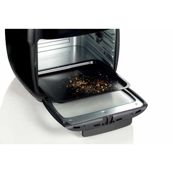 Kenwood Air Fryer Oven 11L 2000W Multi-Functional Air Fryer Cum Microwave Oven For Frying, Grilling, Broiling, Roasting, Baking, Toasting, Heating And Defrosting HFP90.000BKProduct dimensions: 17D x 24W x 26H centimeters Color: Black Capacity: 11 Liters Material: Plastic Output wattage: 2000 Watts Item weight: 11.02 Pounds Brand: Kenwood Power / Wattage: 2000 watts Control method: Touch - Image 2