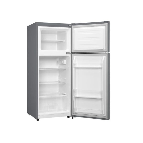 Hisense Refrigerator 120L Double Door, Top Freezer, Titanium Silver RD-16DC4S - Image 2