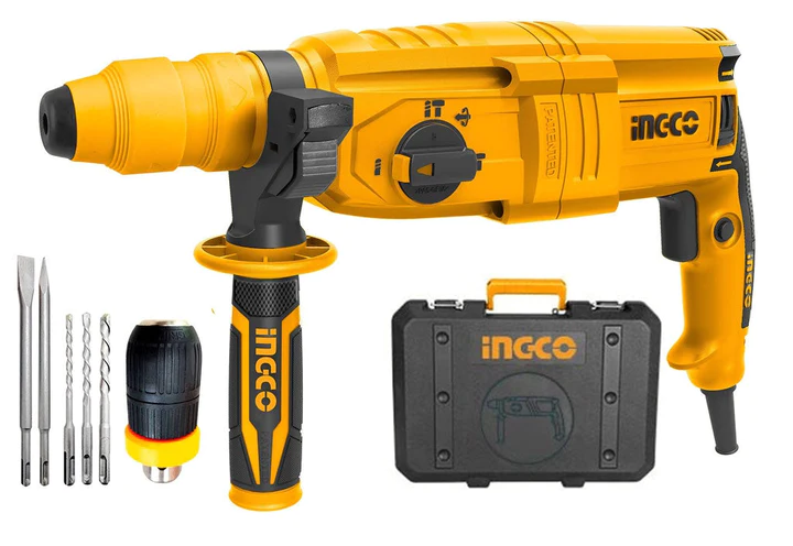 Ingco RGH9028-2 Rotary Hammer 800W w/ Chuck - Image 2