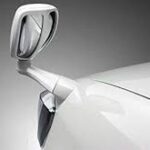 Car Bonnet Mirror Color:White