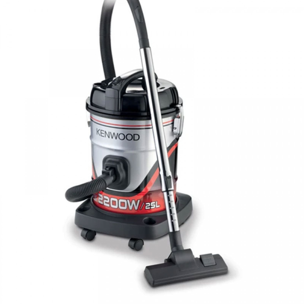 Kenwood Drum Vacuum Cleaner 2200W 25L Tank Vacuum Cleaner With 8M Extra Long Power Cord, Removable & Washable Filter, Multi Surface For Home & Office VDM60.000BR