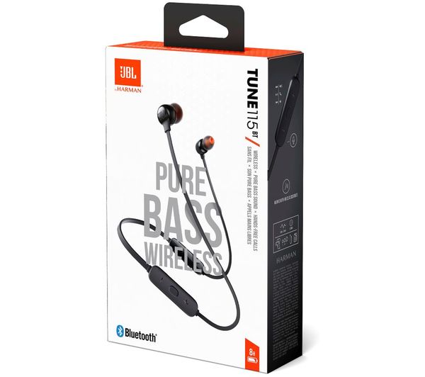 JBL Wireless In-Ear Headphone 115BT - Black - Image 2