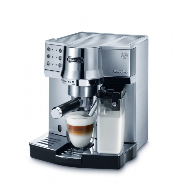 Delonghi Expresso Maker Pump Driven & Cappuccino Machine 1450W (Metallic) EC850.M - Image 2