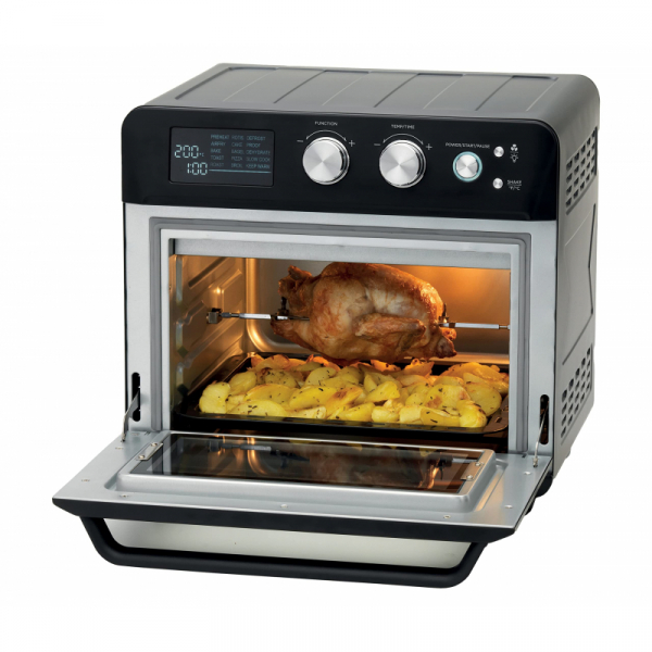 Kenwood Toaster Oven + Air Fryer 2-in-1 25L - Oven Toaster Grill with Large Capacity, Rotisserie Function for Frying, Roasting, Grilling, Broiling, Baking, Browning, Defrosting, Heating MOA25.600BK - Image 2