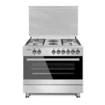 Hisense Cooker Free Standing 90x60cm 4 Gas Burners, 2 Electric Burner, Electric Oven, Glass Lid, Silver HF942GEES (Copy)