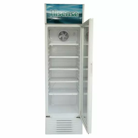 Hisense Beverage Cooler 282L Single Door, Light Box, Frost, White FL-37FC - Image 2