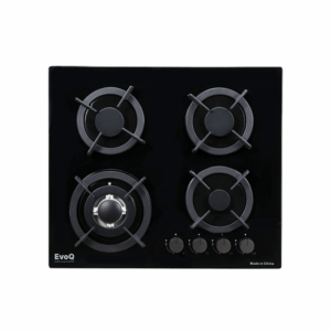 Evoq Built-In Hob with Tempered Glass, Black: EH - 604GL