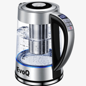 EvoQ Digital Glass Electric Kettle 1.8 – EKT-18DG