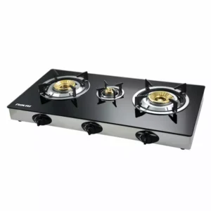 Nikai Gas Cooker 3 Burner Glass NG5093G
