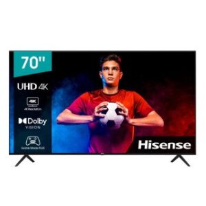 Hisense 70 Inch Smart TV - A6 Series 4K UHD TV - 70A6H/K