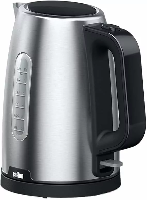 Braun Jug Kettle 1.7l Steel with Water Guage 2200w - WK102AI-WK1500BK - Image 6