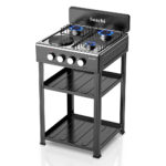 Saachi Stove 3 Gas 1 Hot Plate