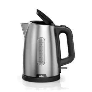 Braun Jug Kettle 1.7l Steel with Water Guage 2200w Wk102ai-Wk1500bk
