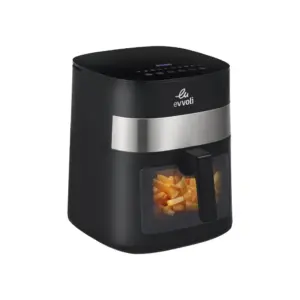 Evvoli Air fryer 8L with 10 Preset Programs Transparent Window | 1800W