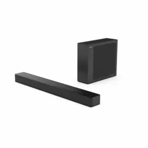 Hisense Home Theatre 2.1ch 240W Max Audio Power, Soundbar with Wireless Subwoofer, Immersive Surround Sound, One Remote, Double Enjoyment HS2100