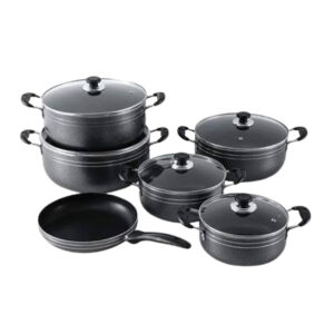 Nonstick Cookware Set 5 Pcs Pots and 1 Pan