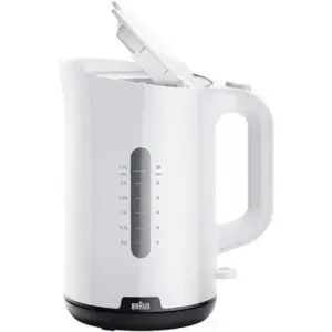 Braun Kettle 1.7L 360° Rotating Base Kettle BPA Free 2200 Power White Automatic Shut-Off WK101AI-WK1100WH