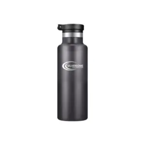 Silverdome  Water Bottle 500ml with Laser Logo, Grey WBS-500