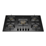 Homebase Table Top Cooker 5 Gas Burners Glass Top HB-90-B9
