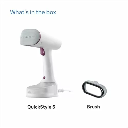 Braun Garment Steamer 150ML Tank Hand Held 1200W - 13850000-GS5011PU - Image 7