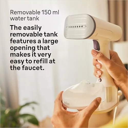 Braun Garment Steamer 150ML Tank Hand Held 1200W - 13850000-GS5011PU - Image 6
